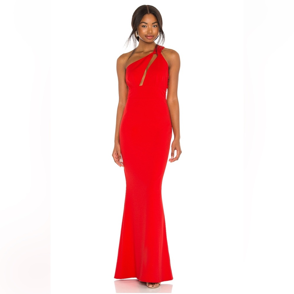 Katie May X Revolve Edgy Dress in Cherry Red Size Small